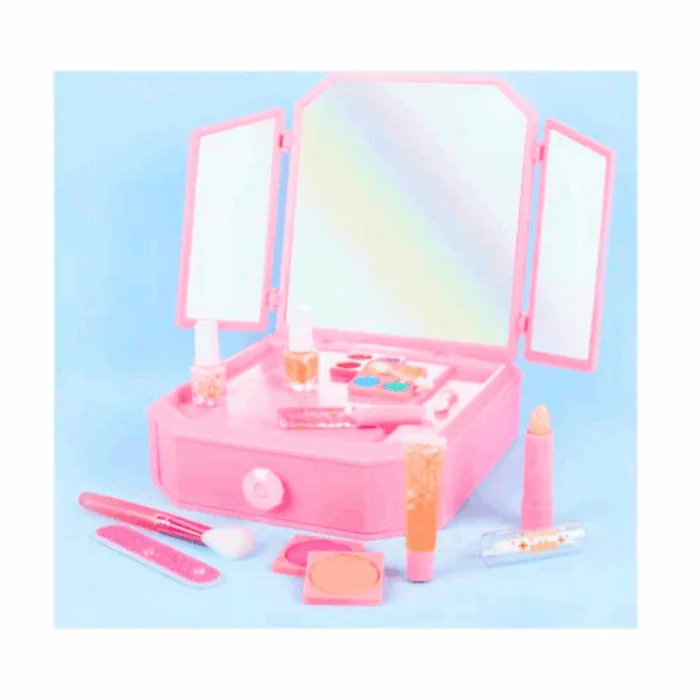 ⁦"DELUXE MIRRORED VANITY AND COSMETIC SET"⁩ - الصورة ⁦2⁩