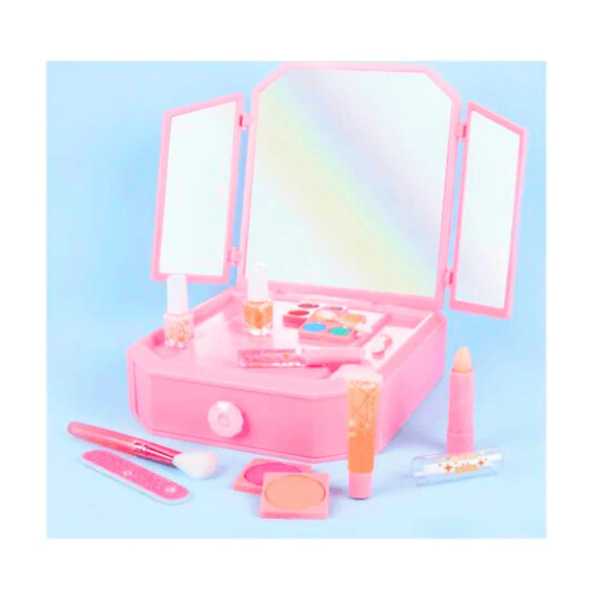 "DELUXE MIRRORED VANITY AND COSMETIC SET" - الصورة 2