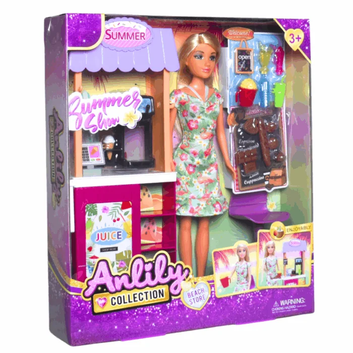 11.5" Doll + Dessert Set