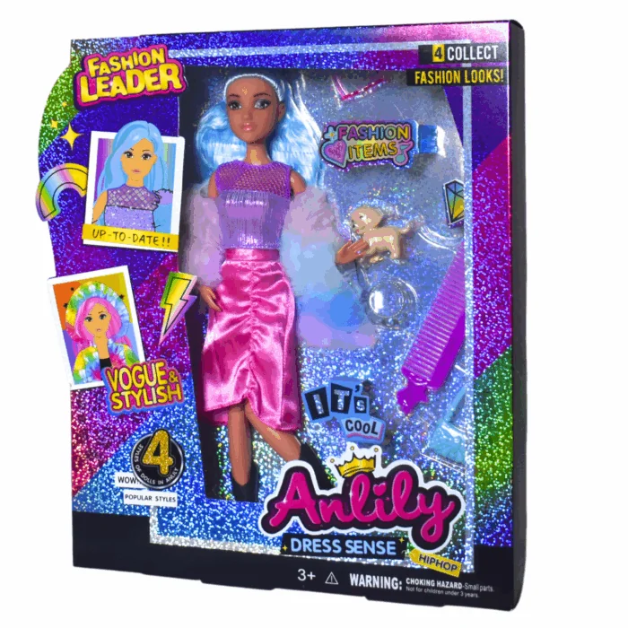 11.5" Doll + Pet Set