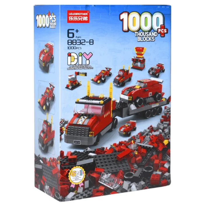 Building Blocks: Racing Trailer (1000pcs)