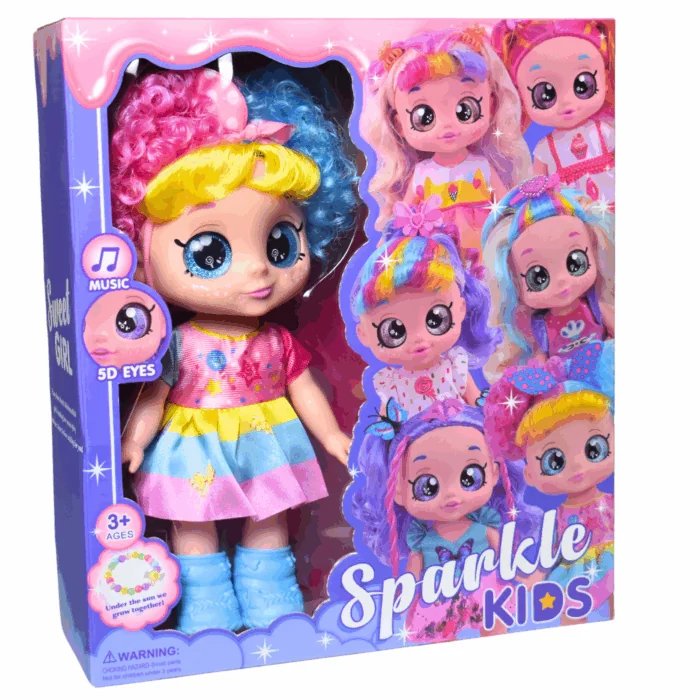 13" Vinyl Kandi Doll + 5D Eyes (6 Models Mixed)