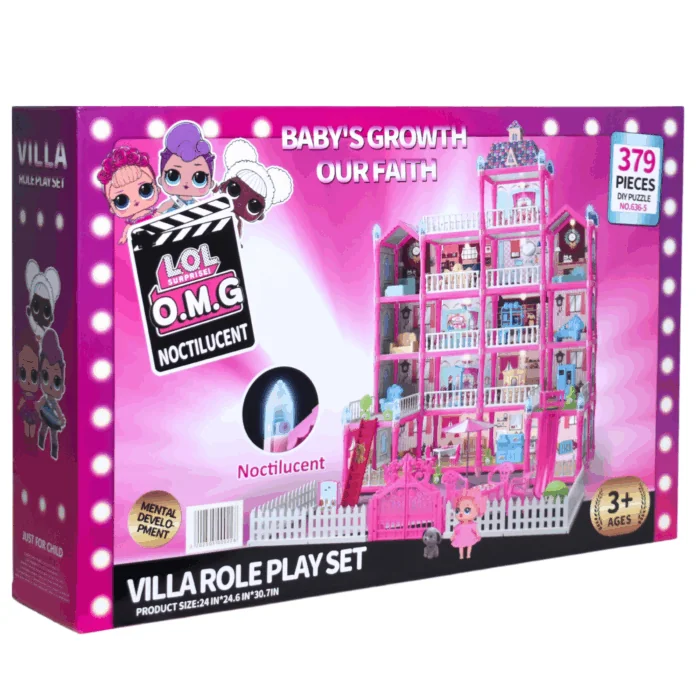 LOL [Lighting] Assembling Castle Villas (374pcs)