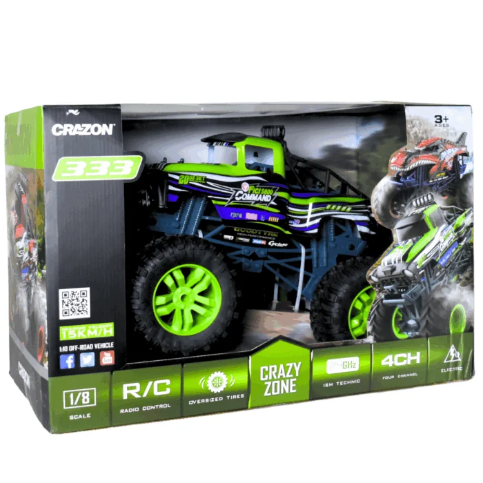 Remote Control 1:8 Off-road Vehicle (Included Battery + USB)