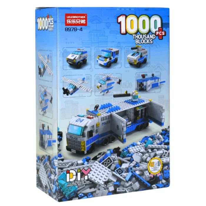Building Blocks: Police Set (1000pcs)