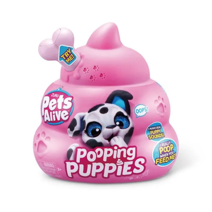 PETS ALIVE POOPING PUPPIES  9542