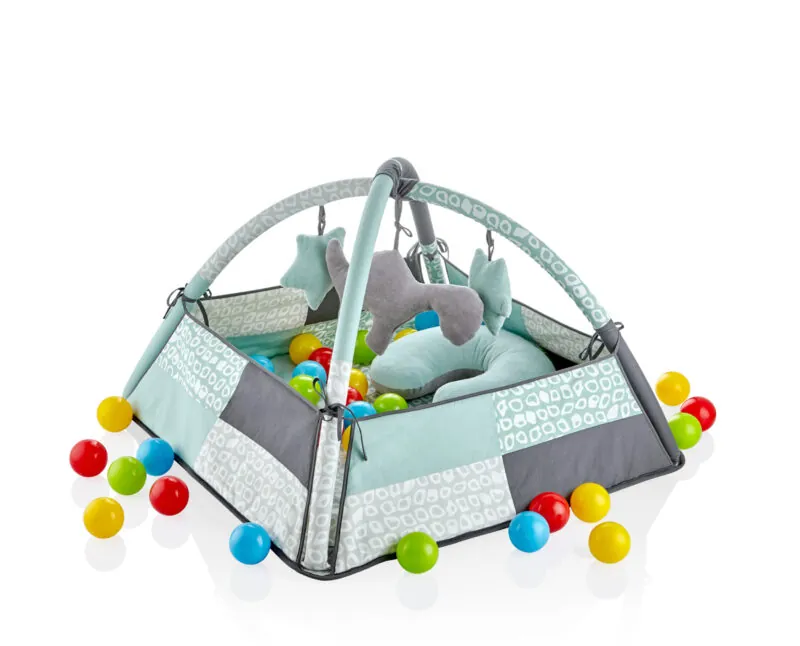 ⁦بيبي جيم قفص لعب + 25 كره اخضر  69001⁩ - الصورة ⁦3⁩