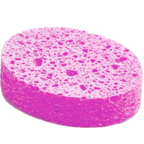 ⁦بيبي جيم  ليفه اسفنج طبيعي وردي  02002⁩ - الصورة ⁦2⁩