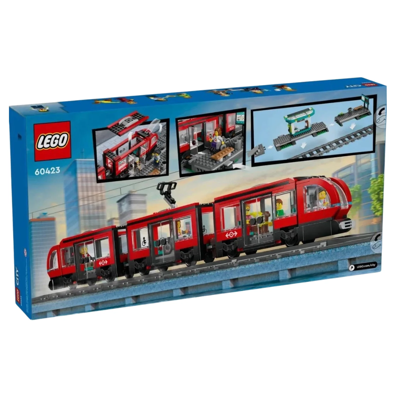 LEGO 60423 Downtown Streetcar and Statio