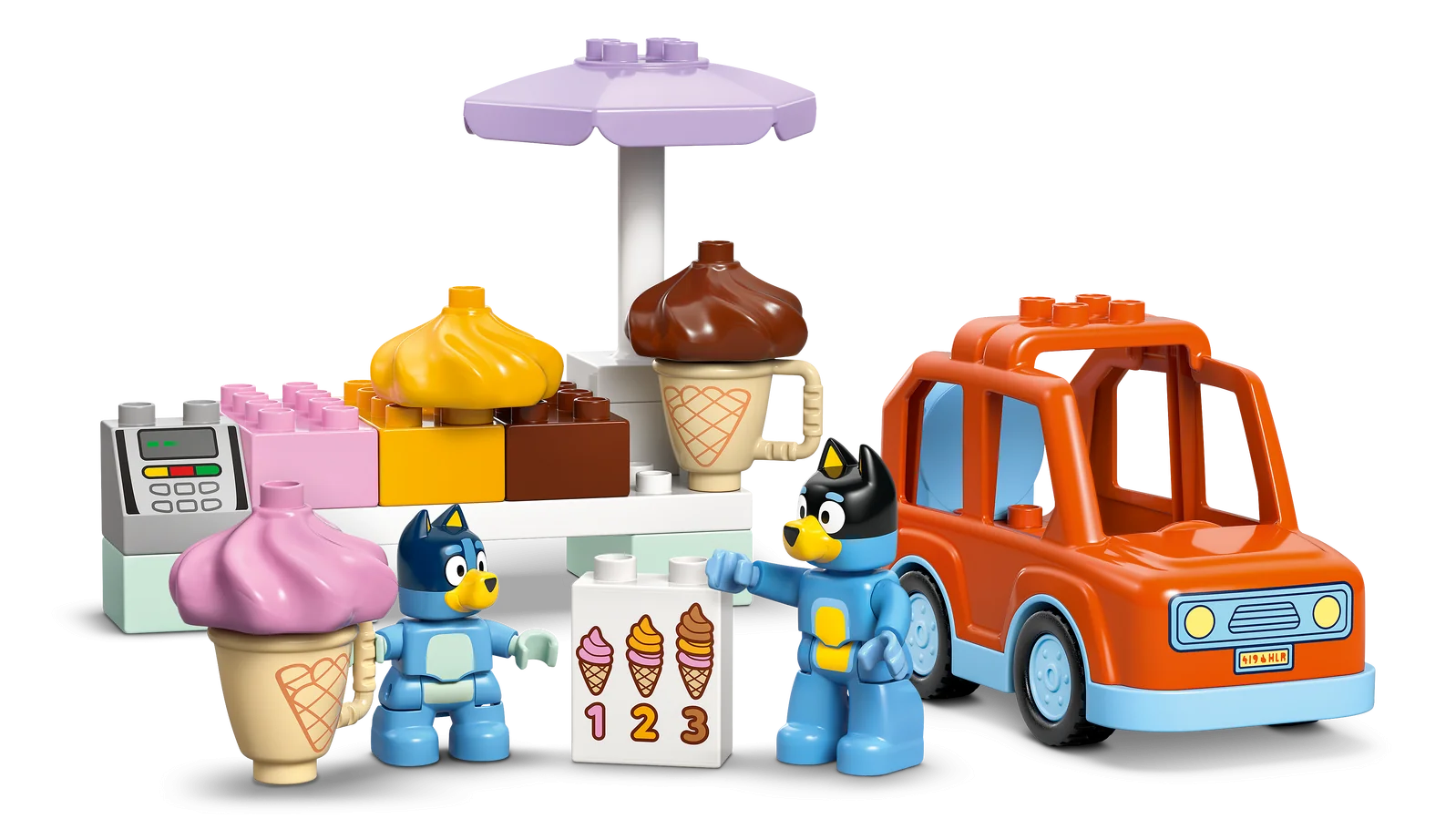 ⁦LEGO 10458 Ice Cream Trip with Bluey⁩ - الصورة ⁦3⁩