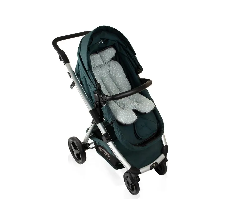 بيبي جيم غطاء عربانه و كرسي طعام رمادي - الصورة 4